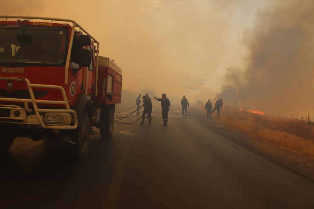 Incendies en Algérie : voici le dernier bilan de la protection civile