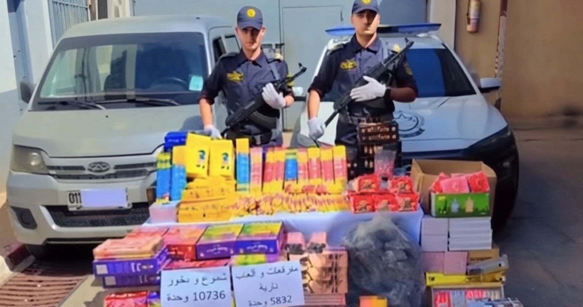 Lutte contre la contrebande : saisie de plus de 8 500 pétards à Bordj Bou Arreridj à la veille du Mawlid
