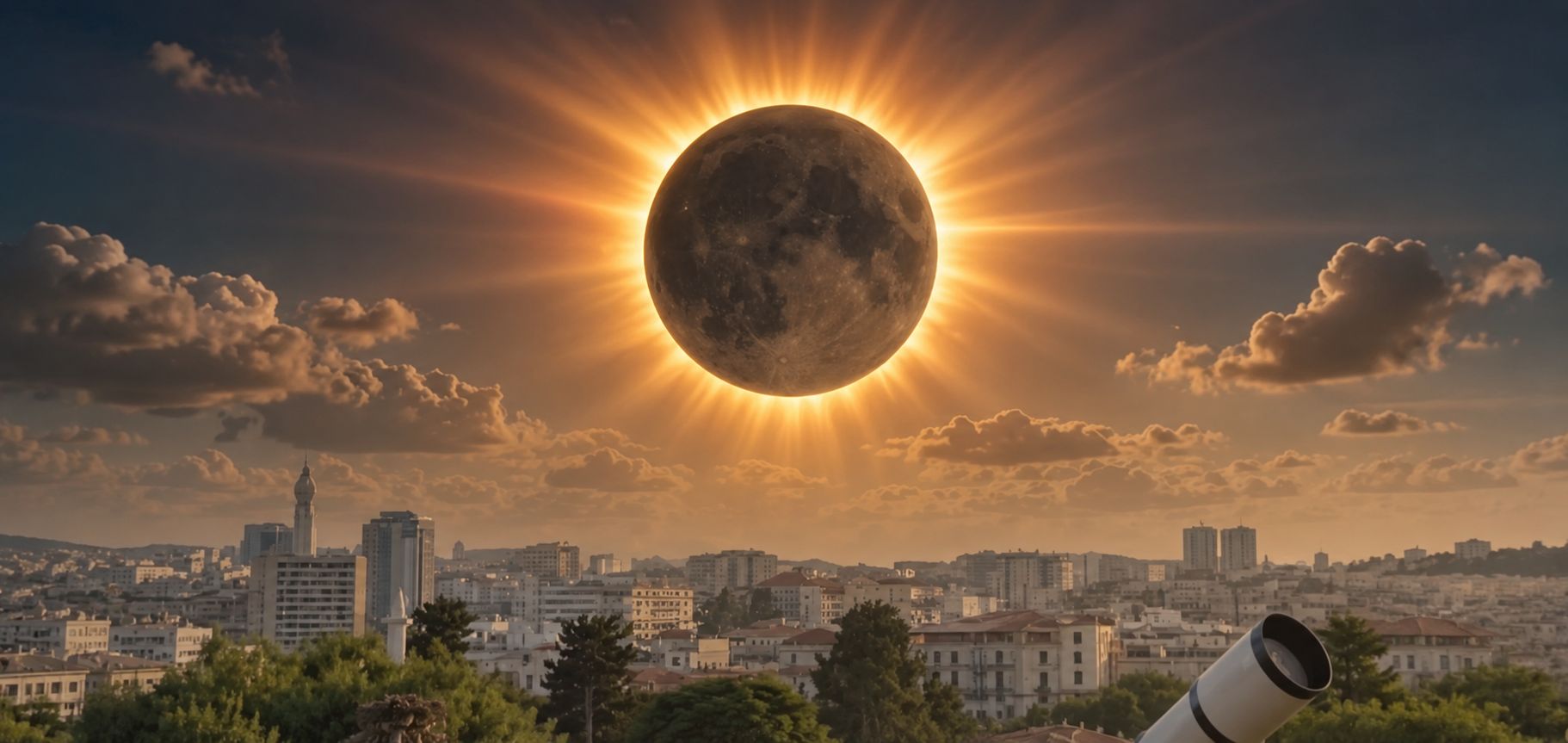 Éclipse solaire du 12 août : voici les 5 sites où l’observer à Alger